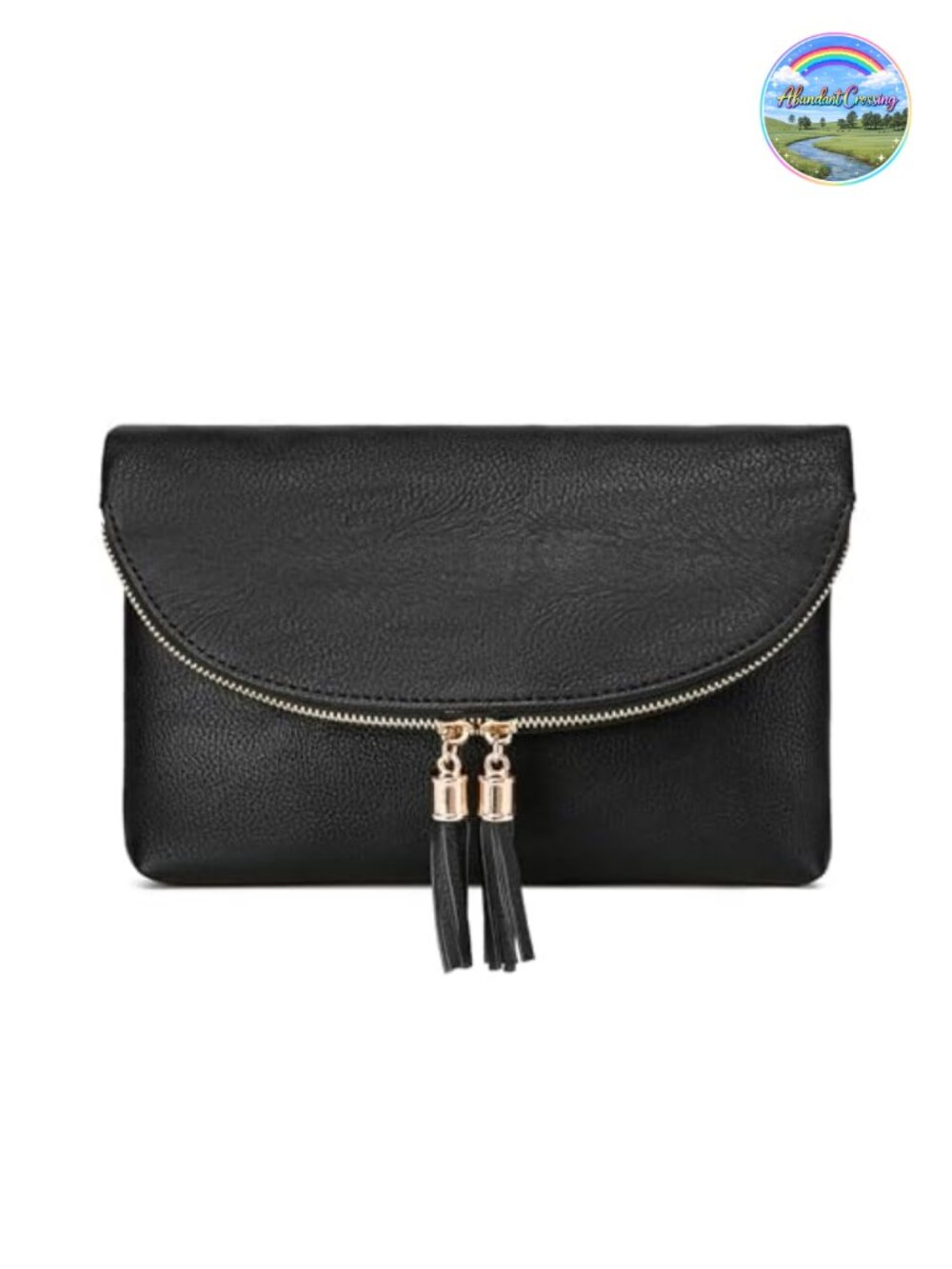 Womens Envelope Clutch Purse Crossbody Bag with Tassels and Card Slots